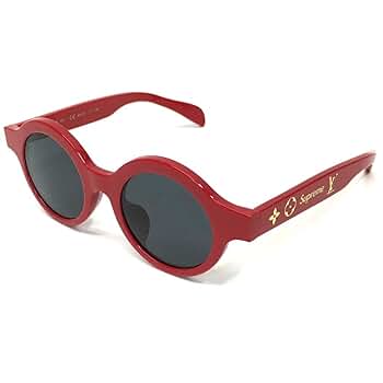 新品未使用 正規品 シュプリーム × ルイヴィトン サングラス レッド Supreme シュプリーム SUPREME x LOUIS VUITTON(ルイ・ヴィトン